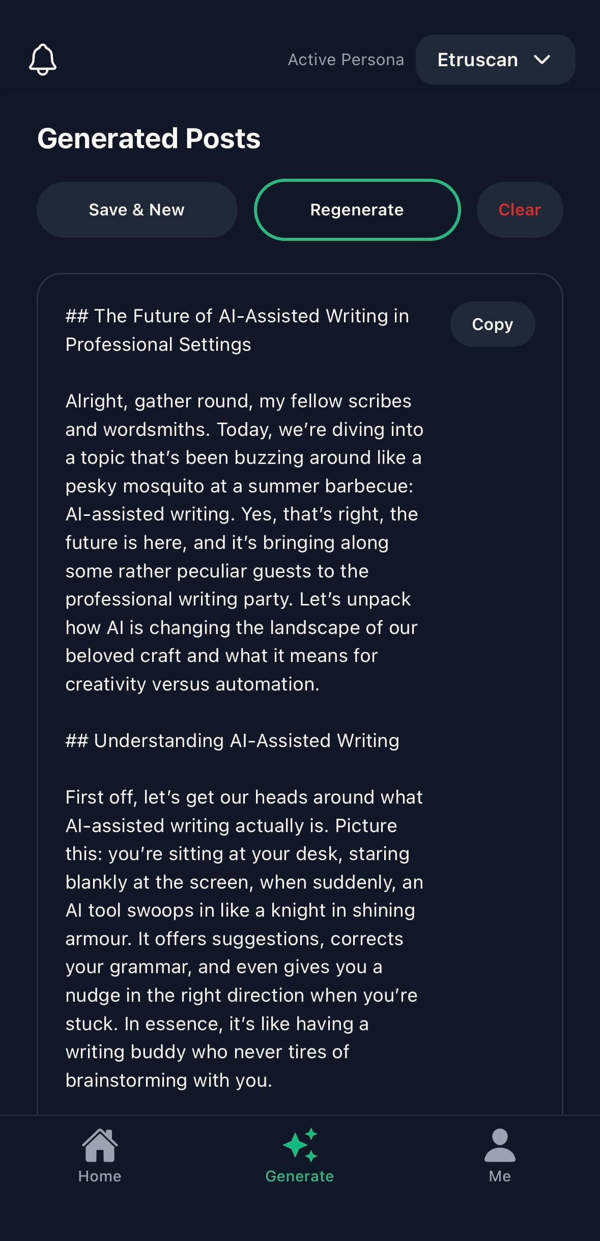 Articles and content that showcase your expertise